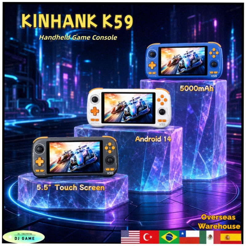 KINHANK K59 Handheld Game Cons - Gaming Console Under 5000 评论和价格